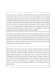 English Worksheet: Guess the history