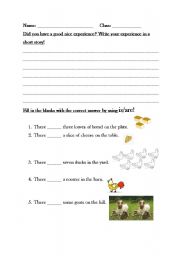 English Worksheet: Food