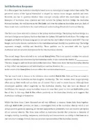 English Worksheet: Land down under 