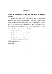 English Worksheet: 10 cards for speaking activities - elementary level