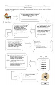 English worksheet: Research Preliminary pages