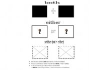 English Worksheet: both/ either/ neither