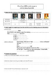 English Worksheet: slumdog millionaire