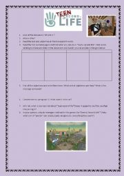 English Worksheet: virtual reality