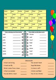 English Worksheet: Working with words