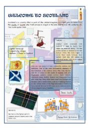 English Worksheet: Scotland: Welcome to Scotland