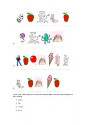 English worksheet: Abc practice