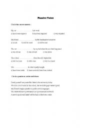 English worksheet: Passive Voice