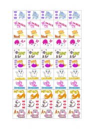 English Worksheet: 55 special stickers for the special ones (editable)