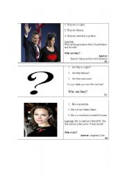 English worksheet: Guessing Game