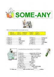 some - any