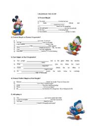 English Worksheet: Grammar check-up