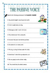 English Worksheet: Passive Voice