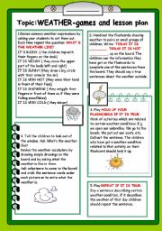 English Worksheet: Weather