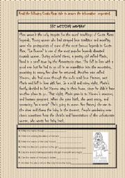 English Worksheet: A FRIGHTENING TALE:   THE WEEPING WOMAN