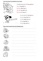 English Worksheet: Have got / has got