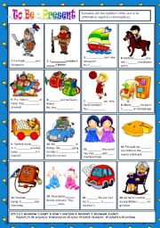 English Worksheet: TO BE - PRESENT (AFFIRMATIVE, NEGATIVE AND INTERROGATIVE) + KEY