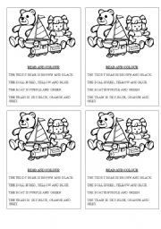 English Worksheet: COLOURS