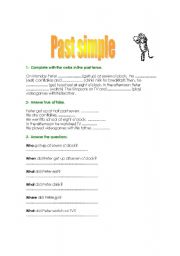 English Worksheet: Past simple