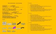 English Worksheet: SONG: Louis Armstrong - WHAT A WONDERFUL WORLD