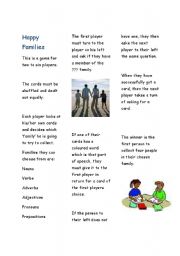English worksheet: Happy Families