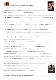English Worksheet: sicko a documentary by mickael moore
