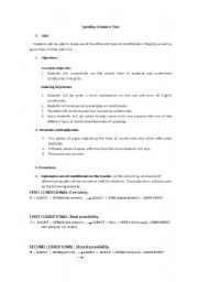 English Worksheet: Conditionals
