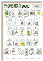 English Worksheet:  VOWEL SOUNDS:  3 of 5 ( 3c)