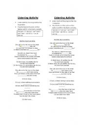 English worksheet: another day in paradise