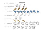 English Worksheet: DEMONSTRATIVE PRONOUNS THESE/ THOSE