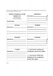 English worksheet: First Day Jitters Vocabulary ABC