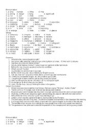 English worksheet: SUBJECT AND VERB AGREEMENT