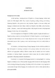 English Worksheet: Independent study