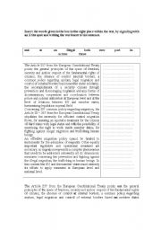 English Worksheet: specialised language exercices