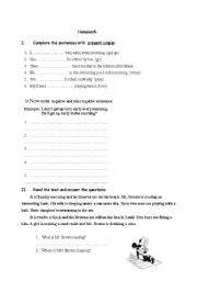 English worksheet: Reading and learning