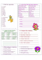 English Worksheet: Comparison