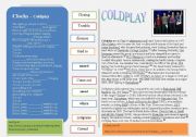 English Worksheet: SONG: Coldplay - CLOCKS