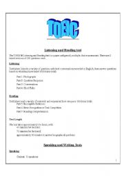 English Worksheet: TOEIC