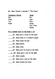 English Worksheet: Mr. Bean 