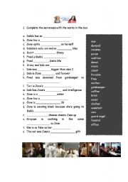 English Worksheet: Drop dead diva pilot