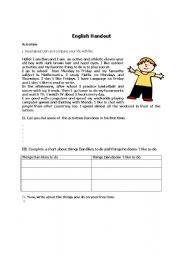 English Worksheet: Dan Boy