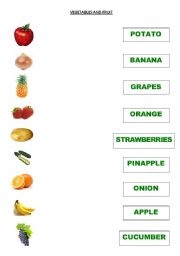 VEGETABLES AND FRUIT