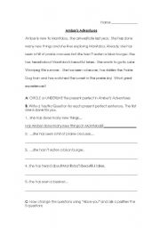 English Worksheet: Adventures in Manitoba