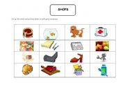 English Worksheet: Shops! 