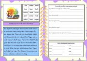 English Worksheet: Pooh finds a wagon