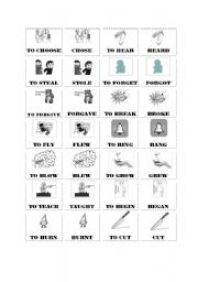 FIND A PAIR - past simple irregular forms PART 2