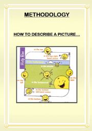 English Worksheet: How to describe a picture
