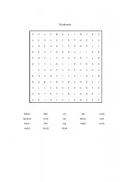 English Worksheet: Webserarch of Verbs