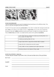 English Worksheet: April Fools Day- Listening/ Speaking