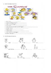 English Worksheet: Family tree and adjectives to practise vocabulary .
